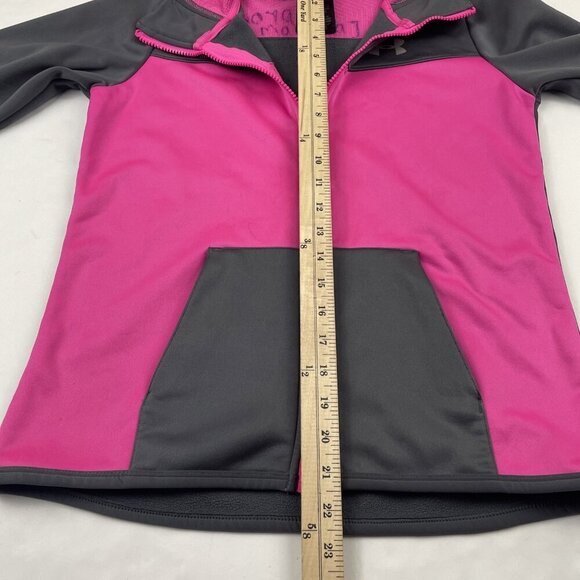 Under Armour Storm2 Hooded Jacket Youth Girl’s L Cold Gear USA Gymnastics - Picture 5 of 13